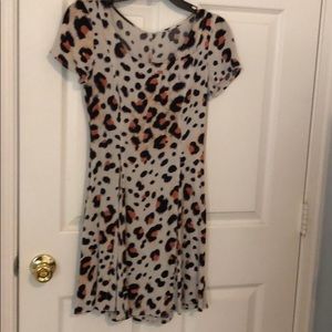 Leopard print dress